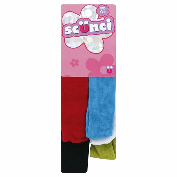 Scunci SCNC SKNY HEADWRAP, 6PK 431699